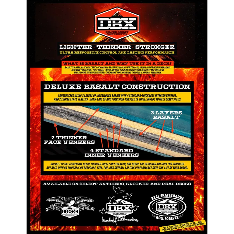 Krooked Dbx Eyes 8.38" Skateboard Deck
