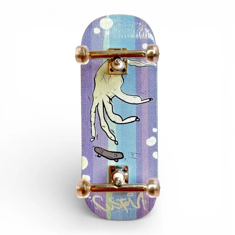 Custom Pro Cedros Hand 34mm Boxy Fingerboard Complete