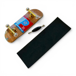 Custom Pro X Papa Power Cyber Zone Boxy 34mm Fingerboard Complete