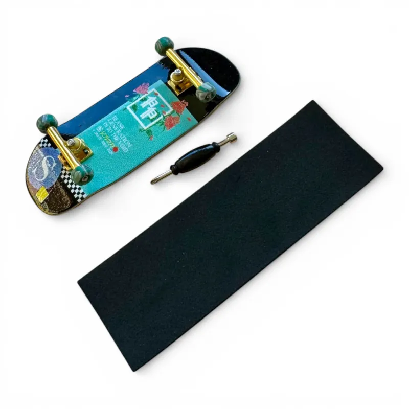Custom Pro X Papa Power Blank Generation 35mm Cruiser Fingerboard Complete