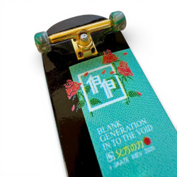 Custom Pro X Papa Power Blank Generation 35mm Cruiser Fingerboard Complete