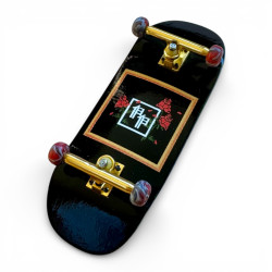 Custom Pro X Papa Power Chine Rose 35mm Cruiser Fingerboard Complete