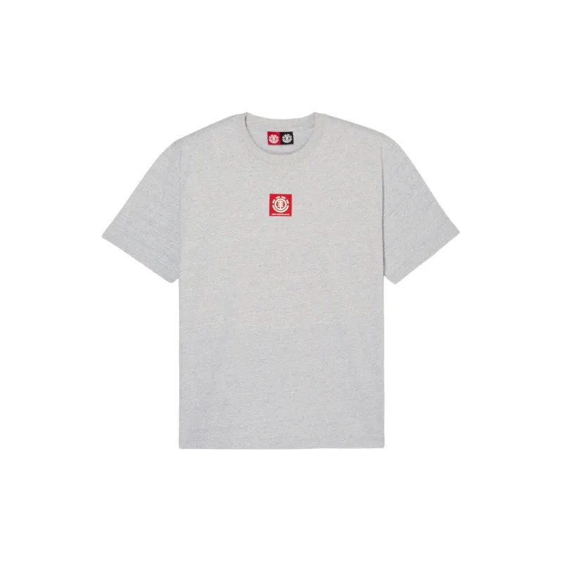 Element Square Logo T-Shirt Mid Gray Heather