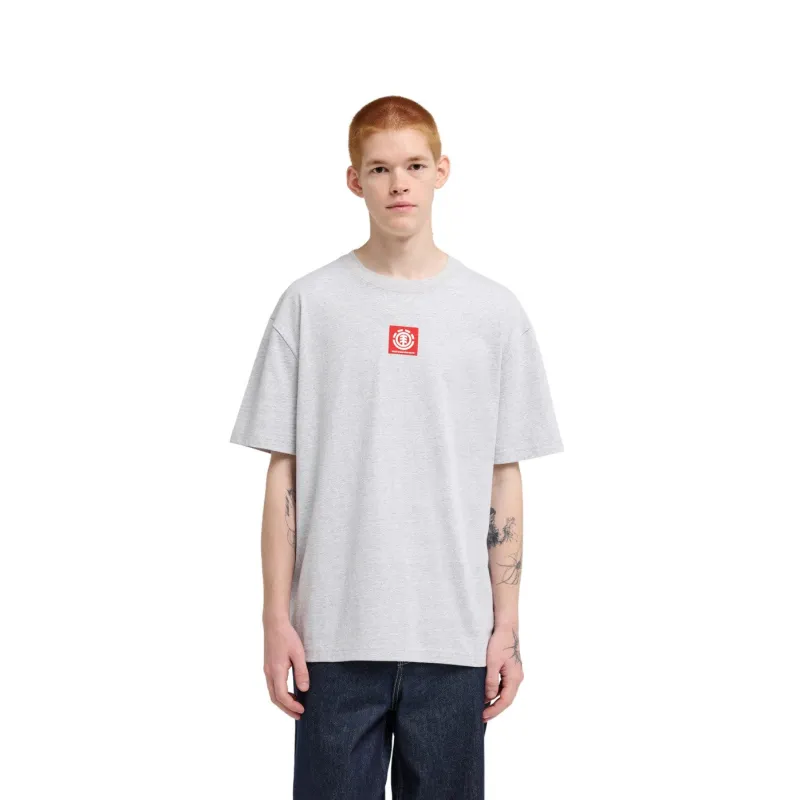 Element Square Logo T-Shirt Mid Gray Heather