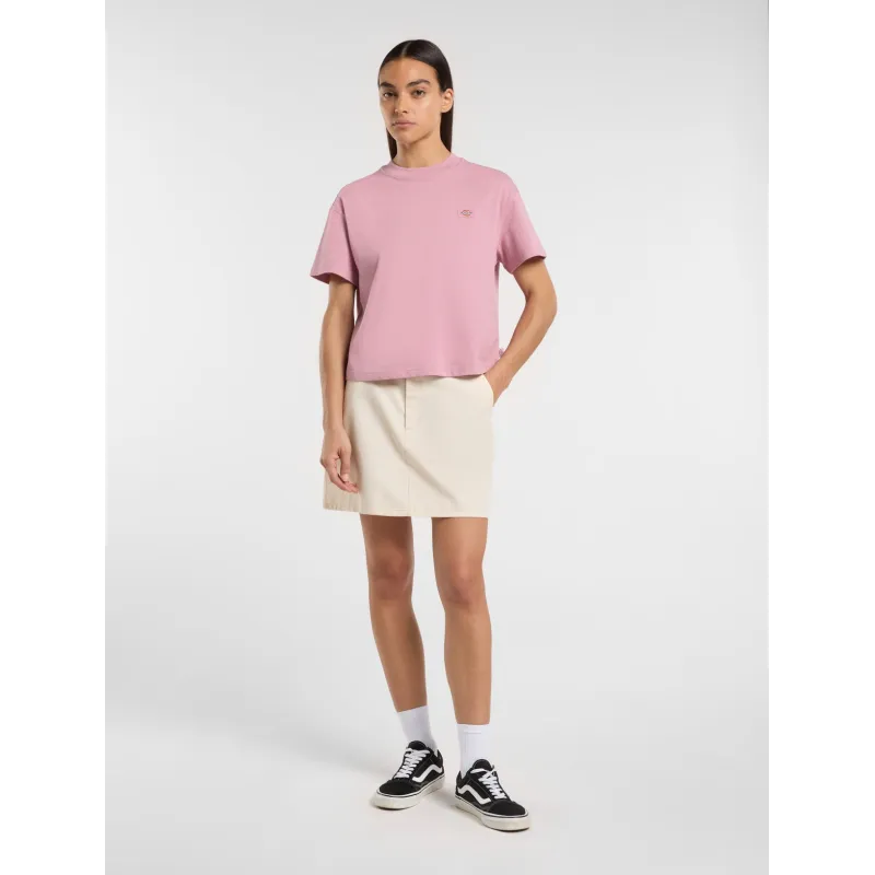 Dickies Oakport Boxy T-Shirt Bridal Rose