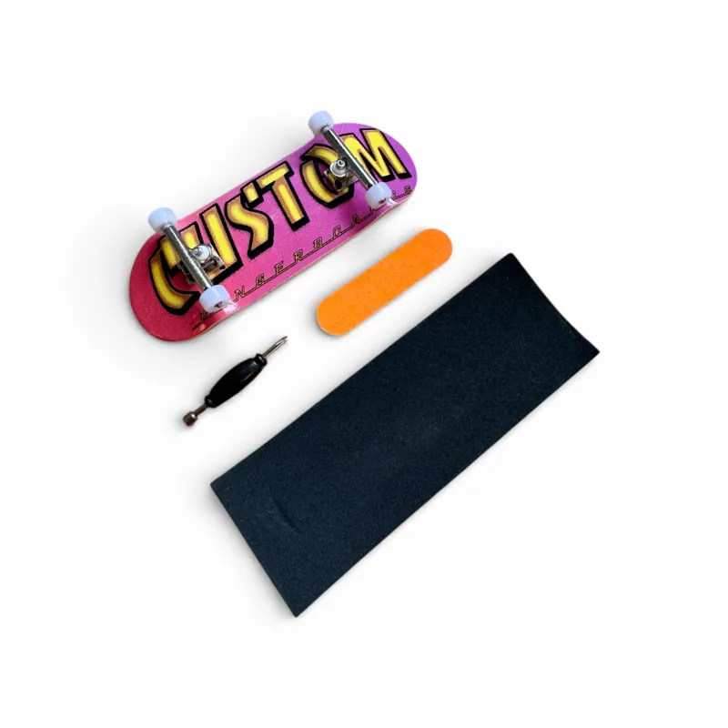 Buy Custom Pro Brand 34mm Fingerboard Complete at the Sickboards Longboard Shop