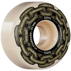 Bones X Formula Gold Chain V1 Standard 53mm Skateboard Wheels