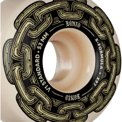 Bones X Formula Gold Chain V1 Standard 53mm Skateboard Wheels