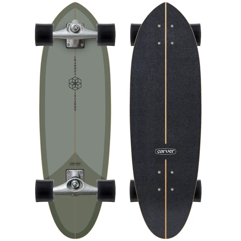 Carver CI Mid Sage 33" Surf Skate Complete