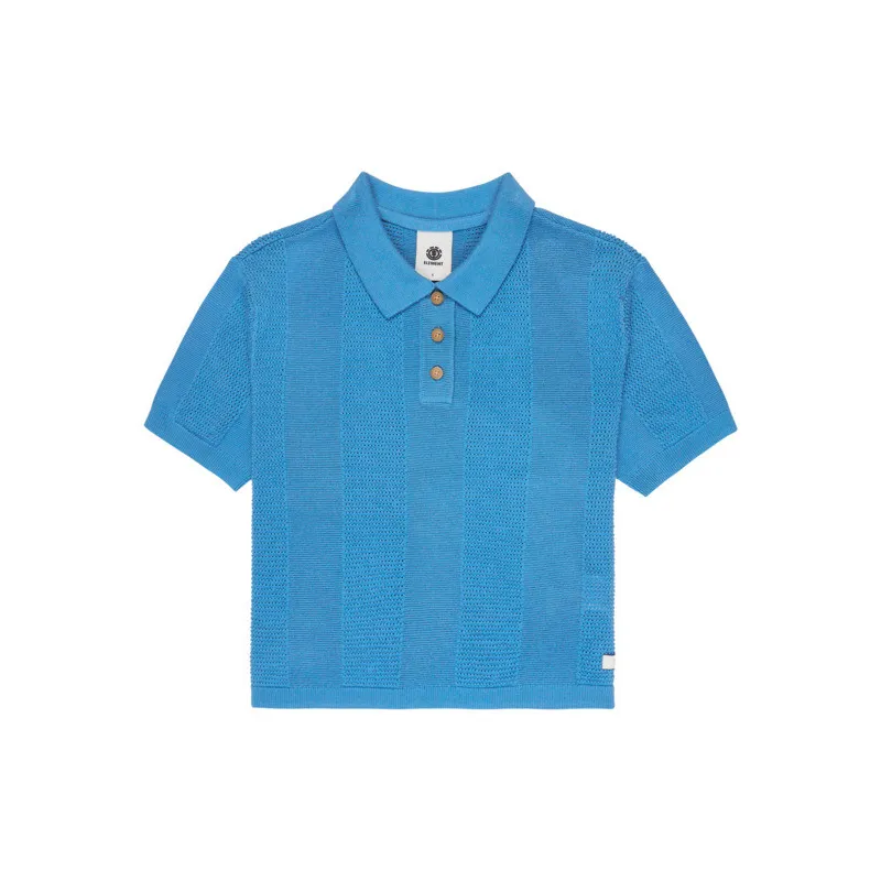 Element Textured Women Polo T-Shirt Riviera