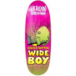 Heroin Craig Questions Rotten Wide Boy 10.75 Skateboard Deck