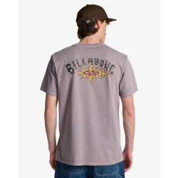 Billabong Burn Out T-Shirt Purple Ash