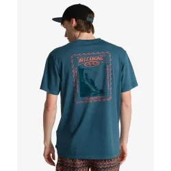 Billabong Since 73 Poster T-Shirt Real Teal