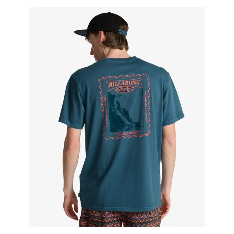 Billabong Since 73 Poster T-Shirt Real Teal
