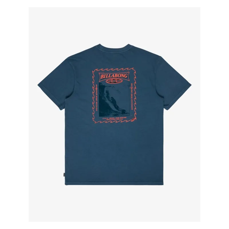 Billabong Since 73 Poster T-Shirt Real Teal