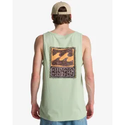 Billabong Stamp Tanktop Vintage Green