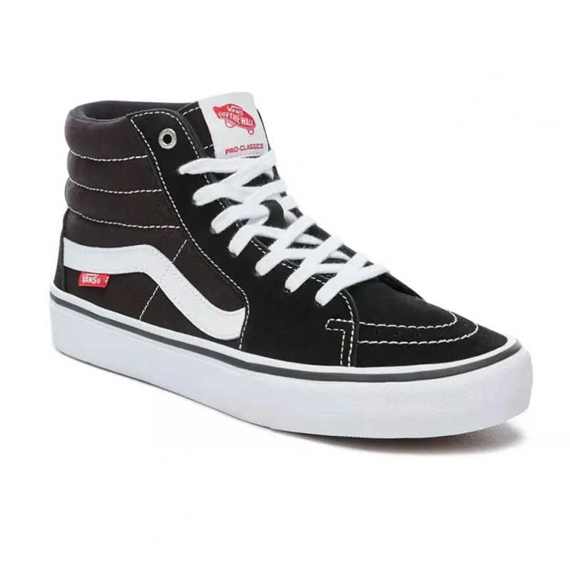 Vans Sk8-Hi Pro Shoes Black/White - 4.5