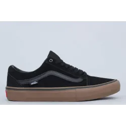 Vans Old Skool Pro Shoes Black/Gum/Gum - 6