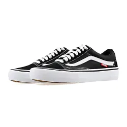 Vans Old Skool Pro Shoes Black/White - 4