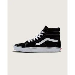 Vans Sk8-Hi Shoes Black/Black/White - 5