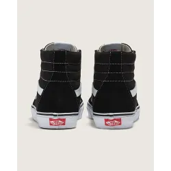 Vans Sk8-Hi Shoes Black/Black/White - 5