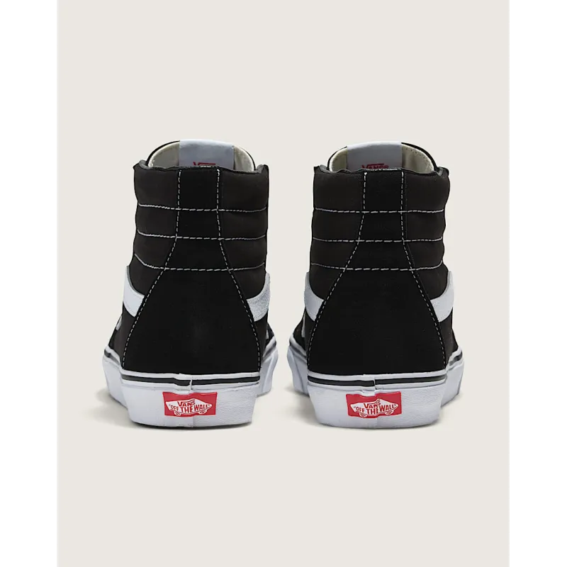 Vans Sk8-Hi Shoes Black/Black/White - 5