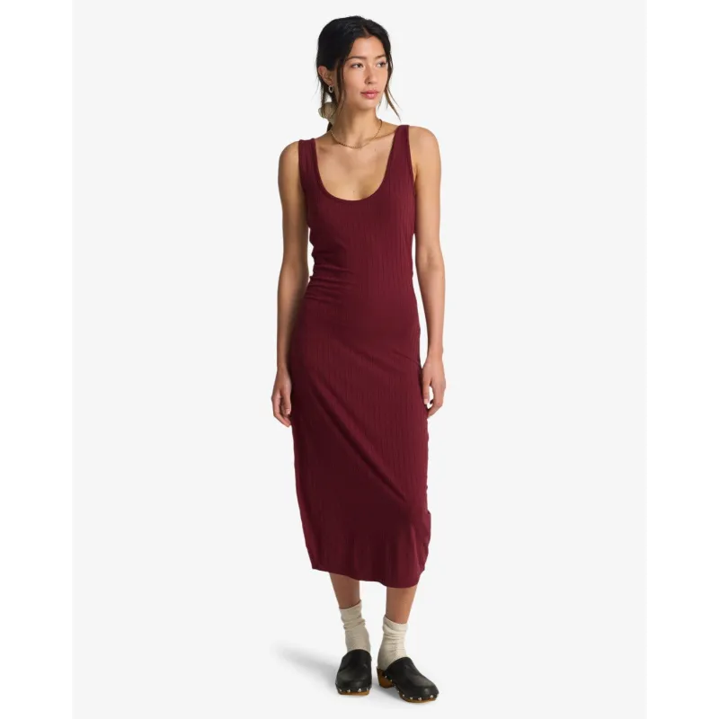 Billabong Take A Look Midi Dress Cranberry