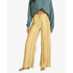 Billabong Hazy Daze Women Pants Brown Multi