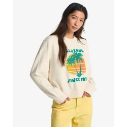 Billabong My Fave Beach Women Crewneck Salt Crystal
