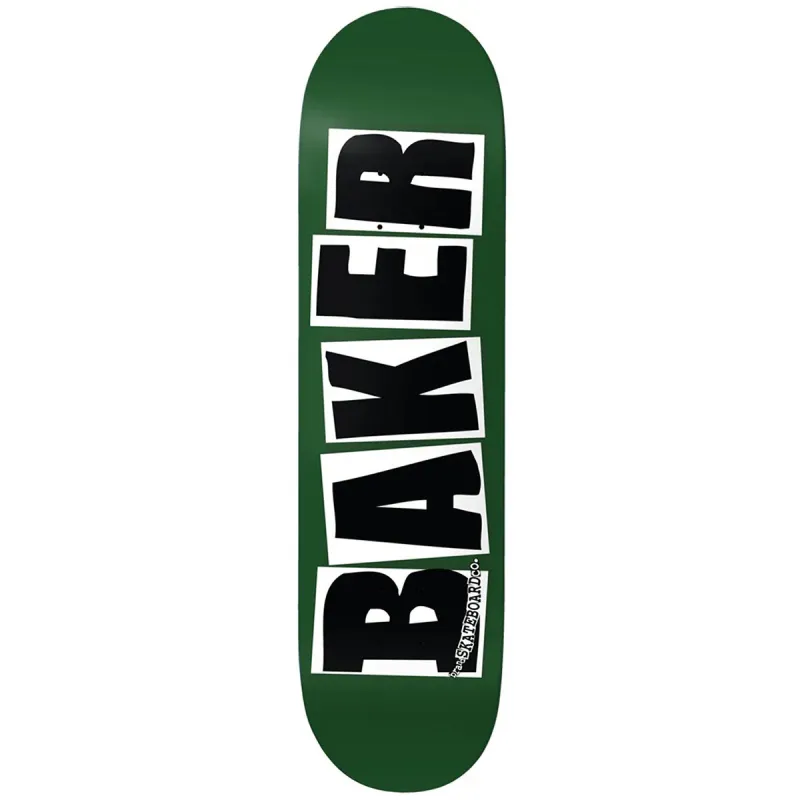 Baker Brand Logo Forest Green 8.38" Skateboard Deck