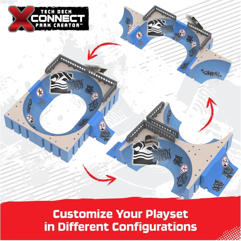 Tech Deck Fingerboard X-Connect Park Creator Daewon Mega Bowl