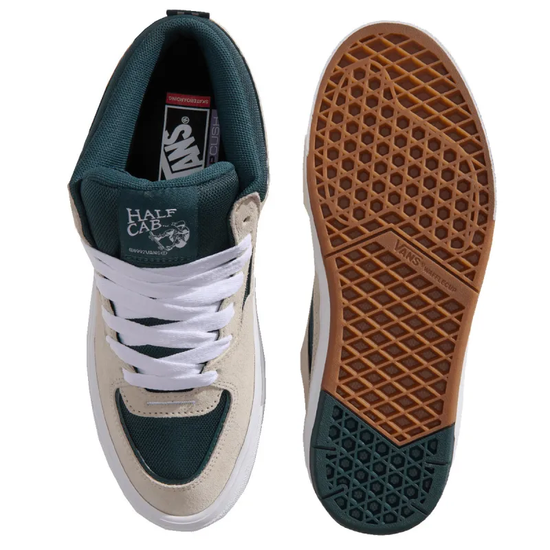 Vans Skate Half Cab Shoes Oatmeal/Deep Teal - 8