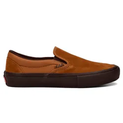 Vans Skate Slip-On Shoes Brown/Gum - 7.5