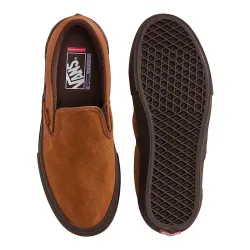 Vans Skate Slip-On Shoes Brown/Gum - 7.5