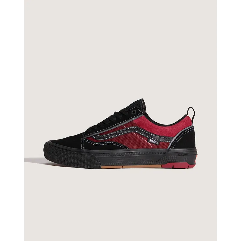 Vans Skate Old Skool Wafflecup Shoes Black/Red - 7.5