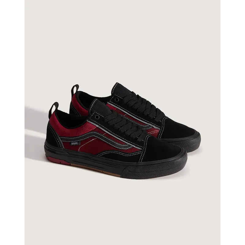 Vans Skate Old Skool Wafflecup Shoes Black/Red - 7.5
