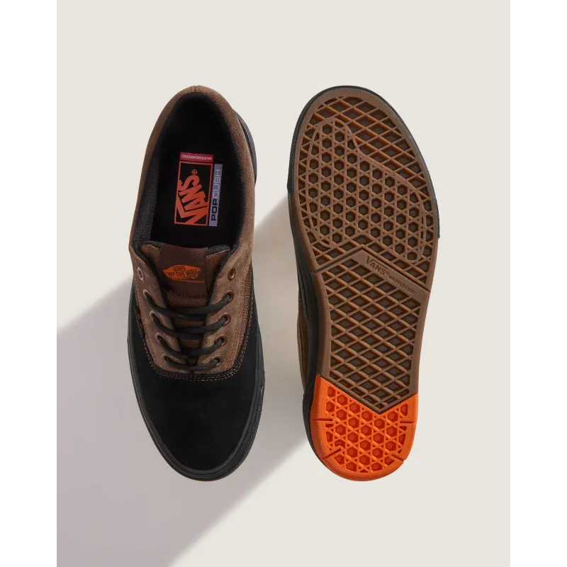 Vans Skate Era Wafflecup Shoes Black/Brown - 6