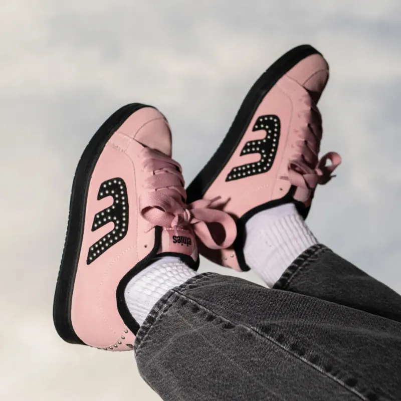 Etnies Kingpin Shoes Pink/Black - 5
