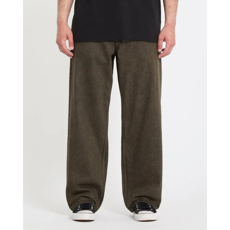 Volcom Billow Denim Pants Sage Leaf