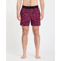 Volcom Lido Print Trunk 16 Sangria