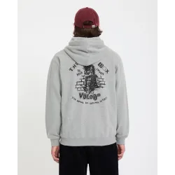 Volcom Catastrophy Zip-Hoodie Hoodie Heather Grey