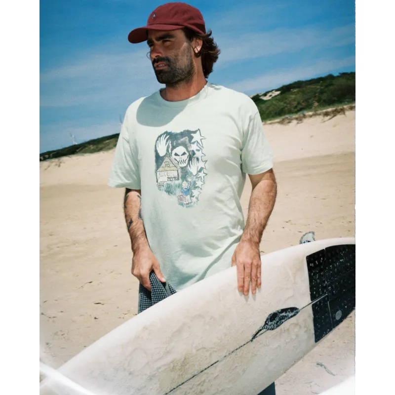 Volcom Fa Issam Auptel T-Shirt Pale Aqua