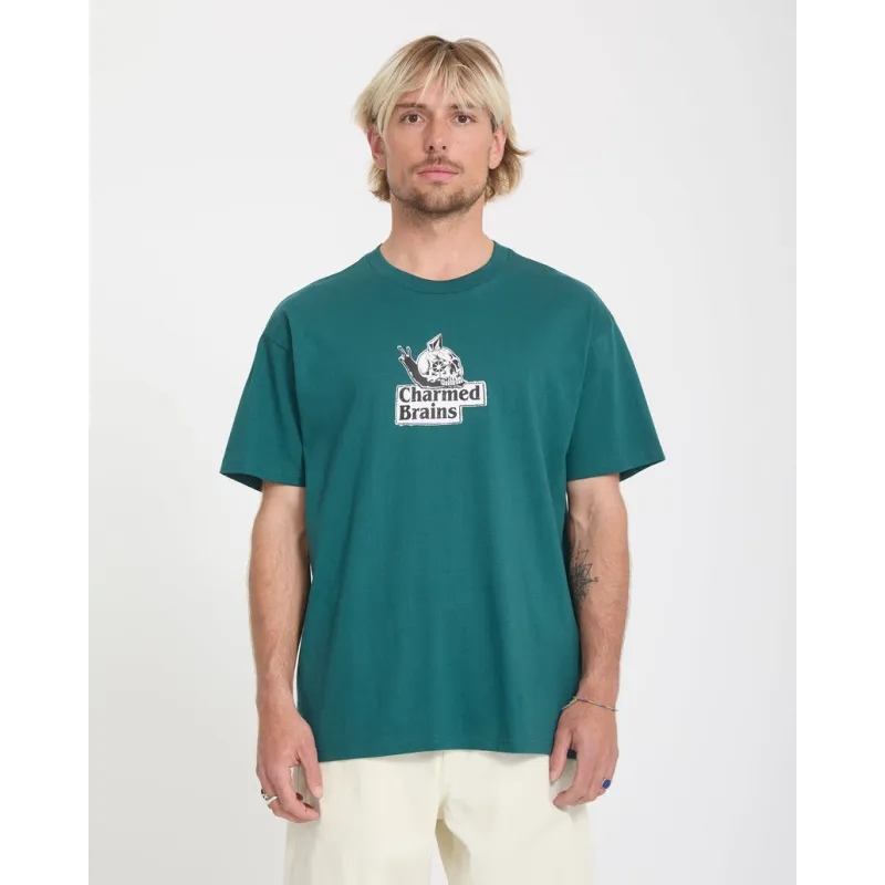 Volcom Charmed Brains T-Shirt Rifle Green