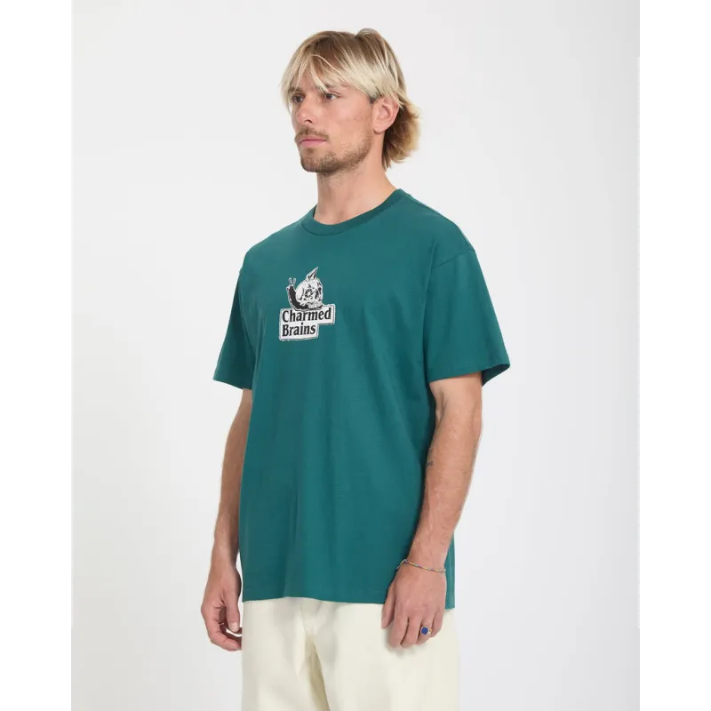 Volcom Charmed Brains T-Shirt Rifle Green