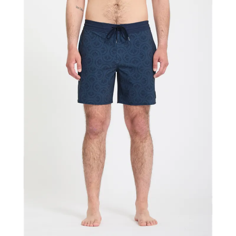 Volcom Psych Cotton Stoney 17 Shorts Midnight Blue