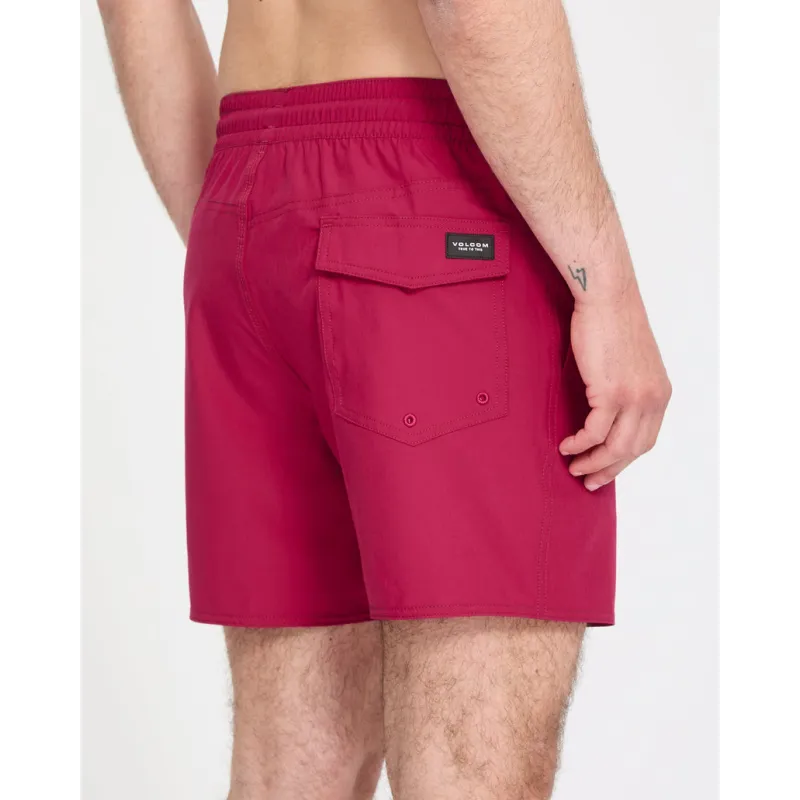 Volcom Lido Solid Trunk 16 Shorts Sangria