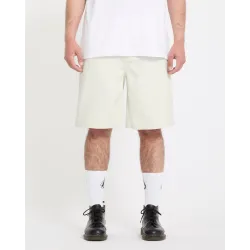 Volcom Billow 22 Denim Shorts Dirty White