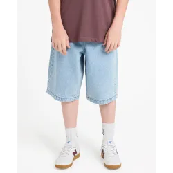 Volcom Freazy Loose Ew Denim Kids Shorts Pale Aqua