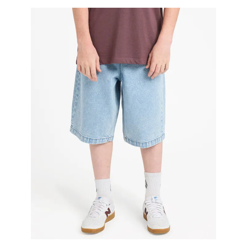 Volcom Freazy Loose Ew Denim Kids Shorts Pale Aqua