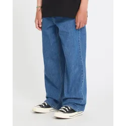 Volcom Billow Denim Ii Kids Pants Bold Blue